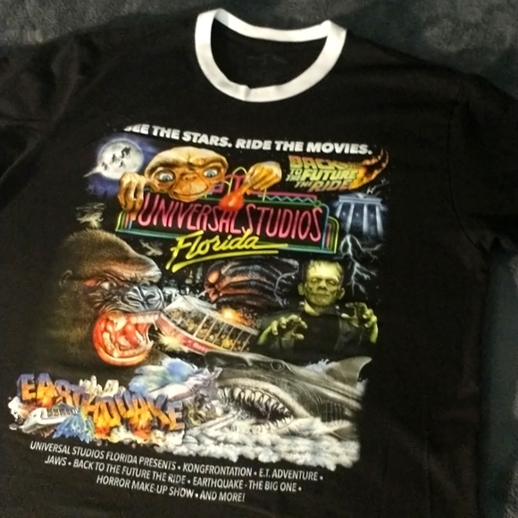 Universal Tops - Universal studios Florida retro Marquis ringer tee shirt